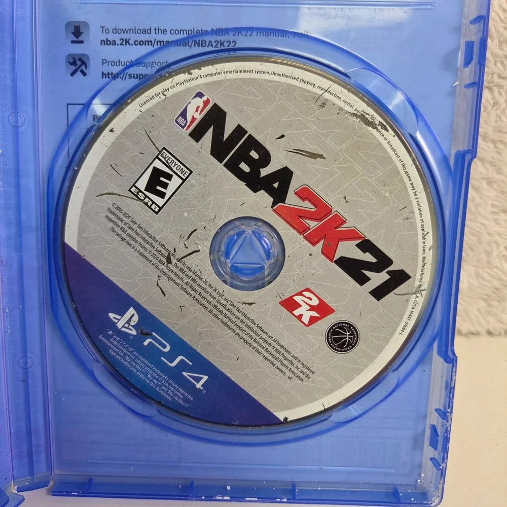 NBA 2K22 PS4 Case with NBA 2K21 Disc Mismatched Bundle Luka Doncic Cover